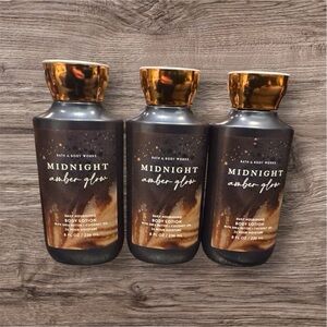 Bath & Body Works Midnight Amber Glow Daily Nourishing Body Lotion 8 oz